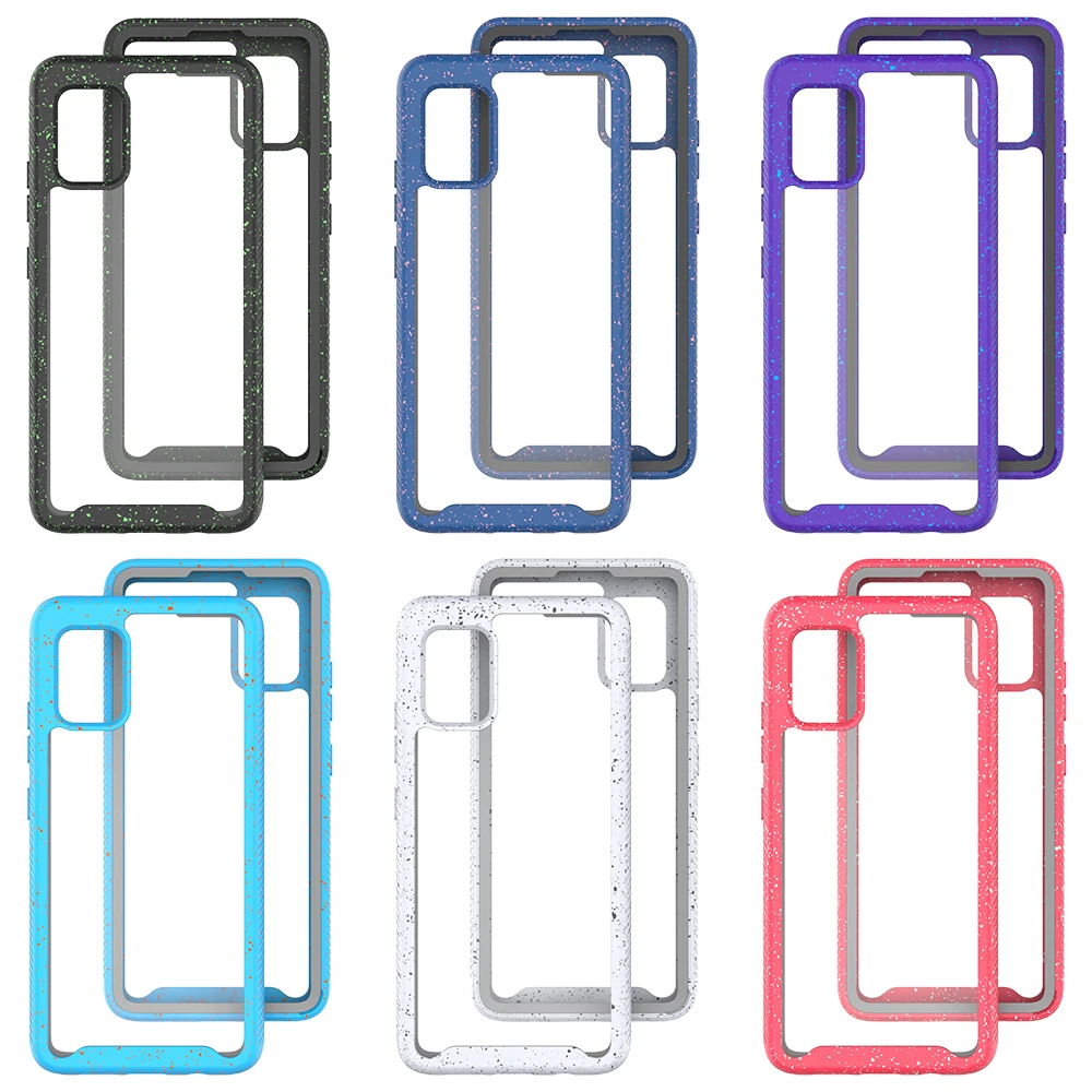 

Transparent Clear Plastic PC TPU Mobile Phone Case For Samsung Galaxy A51 5G