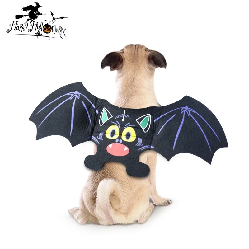 

Halloween bat wings dog clothing pet cosplay clothes