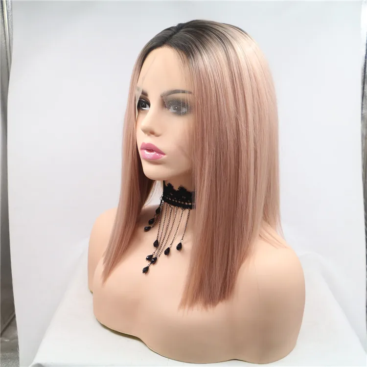 

Fashion beautiful synthetic hair lace front in lace woman wig