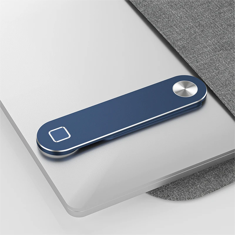 

Laptop Side Mount Clip Aluminum Shrink Bracket Double Screen Interactive Phone Bracket Magnetic Cellphone Stand for Slim Monitor