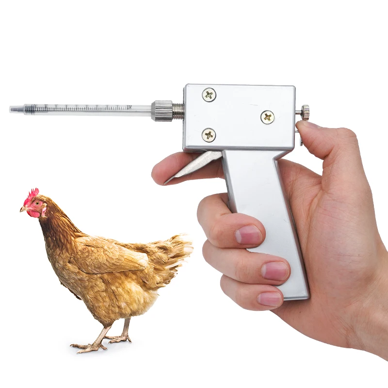 

Metal Chicken Semen Insemination Injector Veterinary Chicken Artificial Insemination Gun