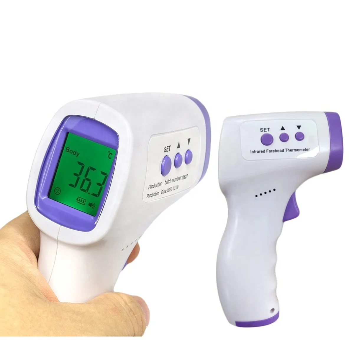 

Medical Device Thermometer Electronic Non-Contact Baby Forehead Temperature Digital Infrared Thermometer Gun