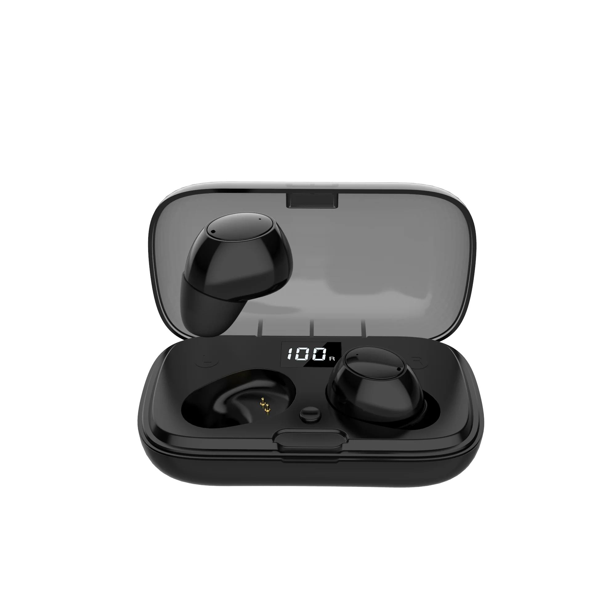 

In-ear headphone blutooth Charge display bleutooth earbuds IPX4 waterproof earphones noise cancelling