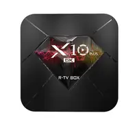 

Cheap factory price R-TV BOX X10 plus 4GB 32GB set top box Android 9.0 4K internet tv box x10plus