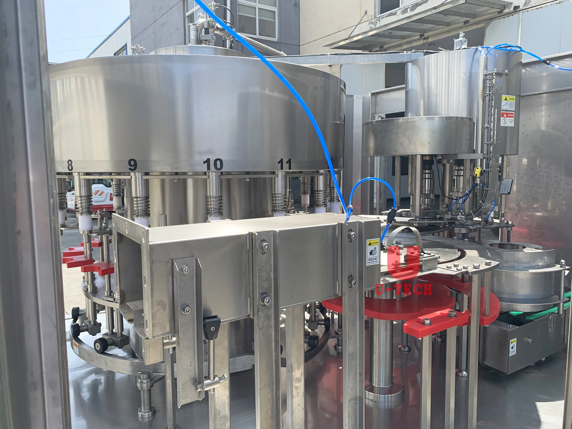 u tech全自动机器让葵花橄榄油食用食用油灌装灌装机生产线价格 - buy