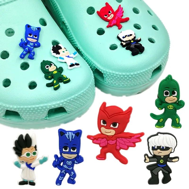 

PVC shoe decoration classic cartoon figure shoe Buckle accessories wholesale customization shoe charm fit kids Sandals Wristband, As your choice