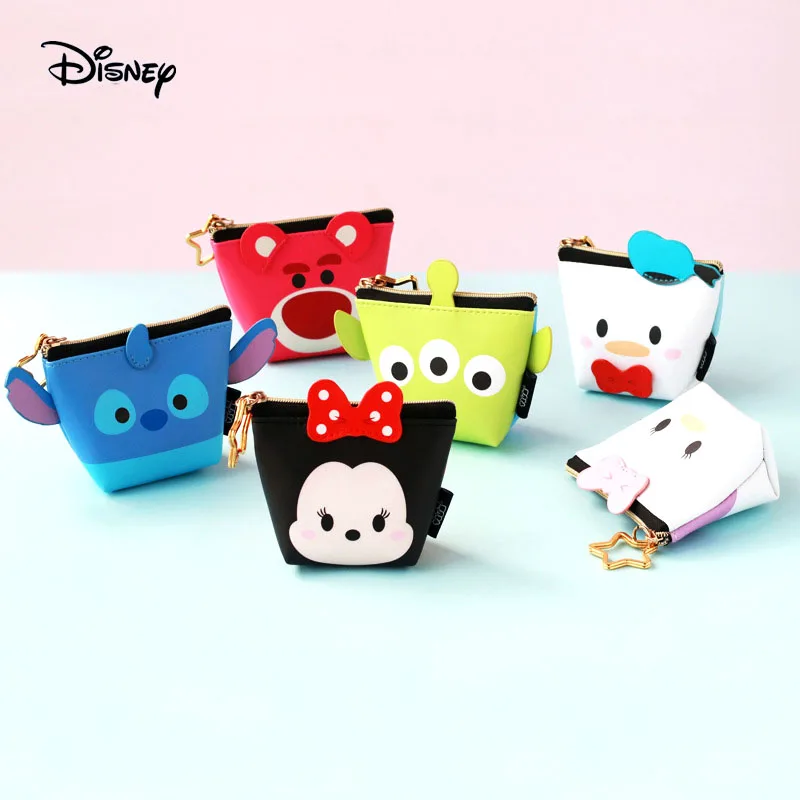 

Disney Genuine Cartoon cute Female purse Multicolor Mickey Women Waterproof PU Small Coin Purse