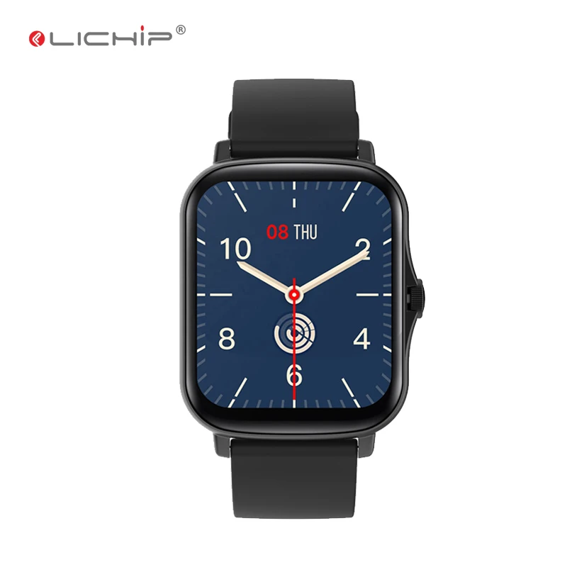 

LICHIP L130 smart watch phone reloj inteligente resistente al agua relogio a prova de i5 smartwatch band bracelet, Black, gold, silver