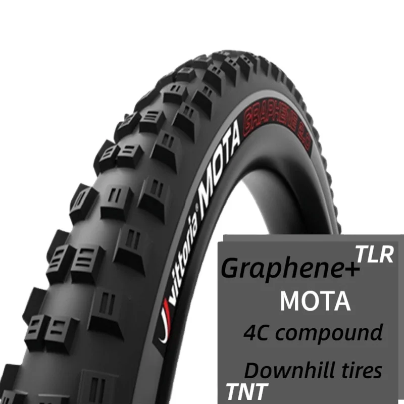 

Vittoria Mota G+ 4C TNT TLR G2.0 27.5"X2.35 /29"x2.35 Tubeless Ready folding DH MTB Downhill Enduro Tires