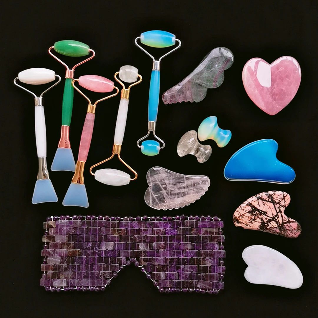 

Best Price face guasha plate health care scrapping fluorite stone gua sha board