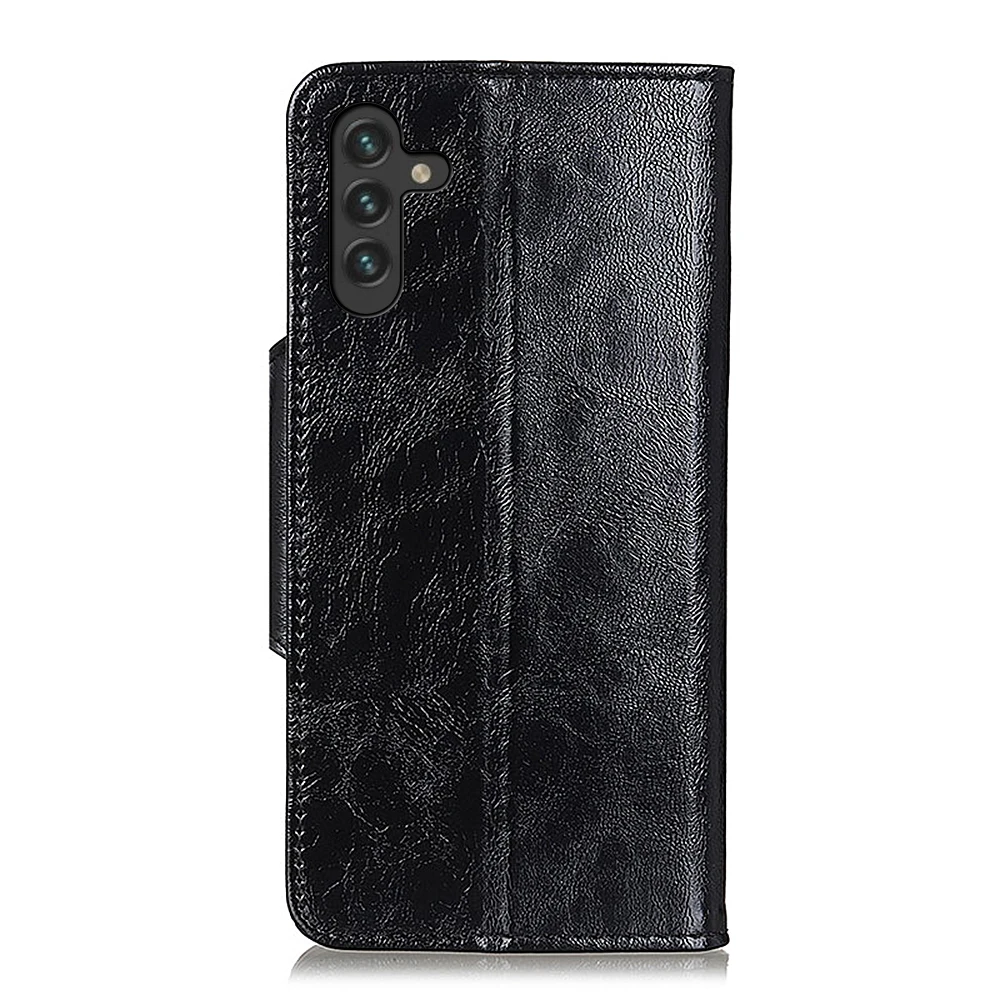 

Crazy Horse pattern PU Leather Flip Wallet Case For Samsung Galaxy A13 5G With Stand 6 Cards Slots, As pictures