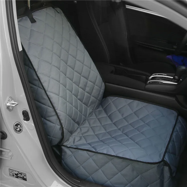 

New TPU waterproof pet dog car seat cover car front seat mat with side cover pockets and non-slip bottom lining