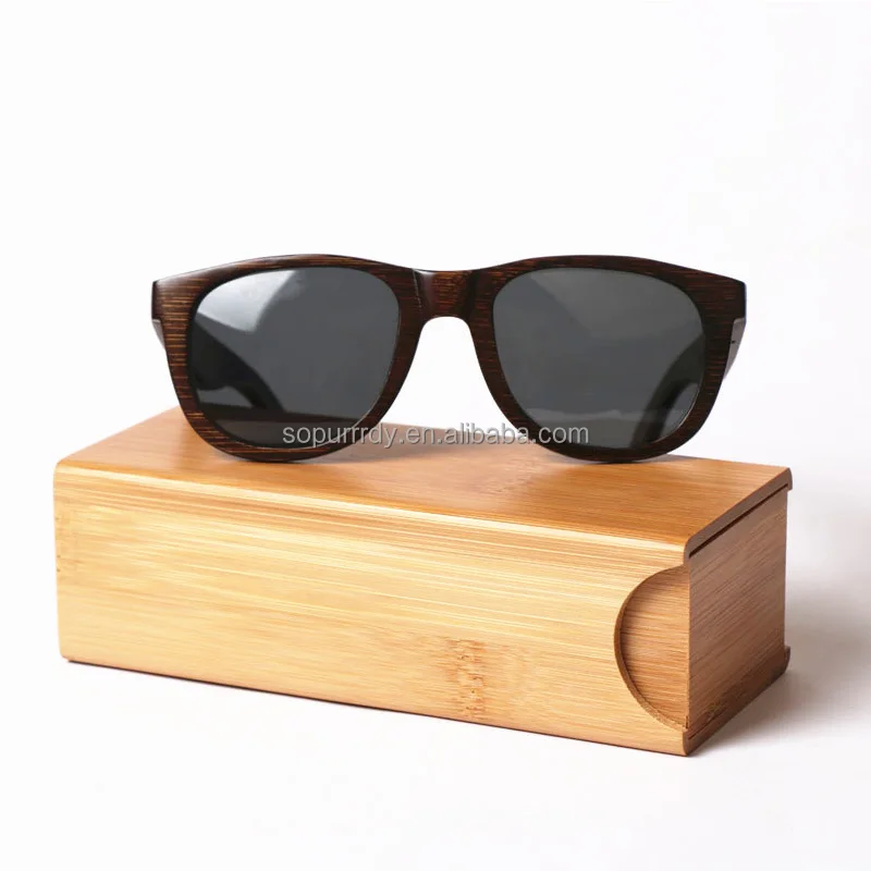 

Vintage Custom Bamboo Wooden Glasses Storage Box Sunglasses Case Wooden Storage Packaging Box