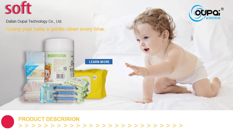 Baby Cleaning Wipes Lingette Humide Jetable Wipes Antibacterial