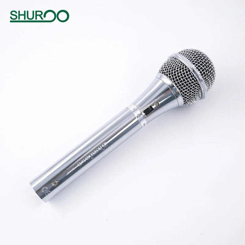 

Top quality Single directivity karaoke handheld dynamic microphone wired microphone mic