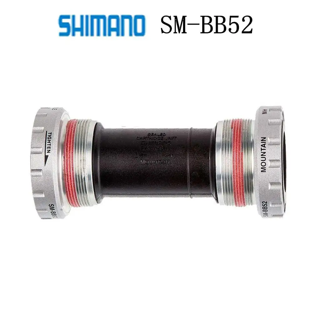 

Shimano Deore SM BB52 Hollowtech II Mountain Bike Bottom Bracket 68/73mm BB52 Bottom Bracket