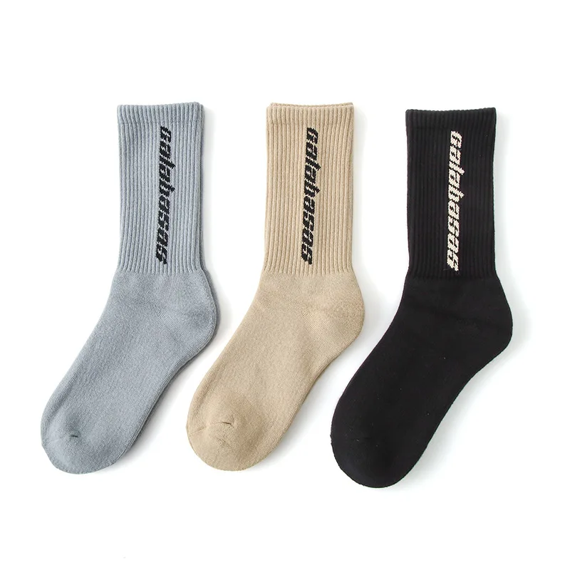 

2021 popular Hip-hop brand calabasas socks yeezy 500 long kanye socks, Custom color