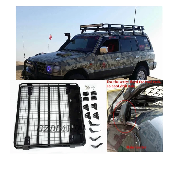 Heavy Duty 4x4 Universal Car Roof Rack With Light Widely Used Universa –