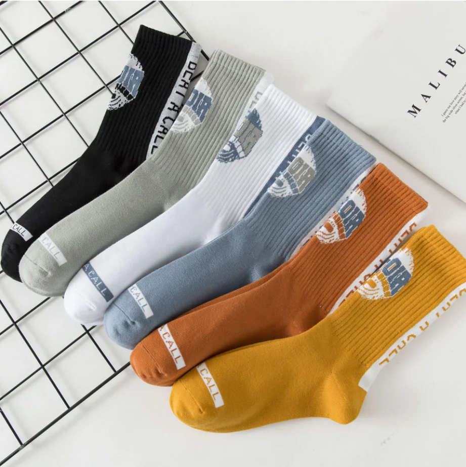 
custom fashion basketball high street wear socks men top quality 