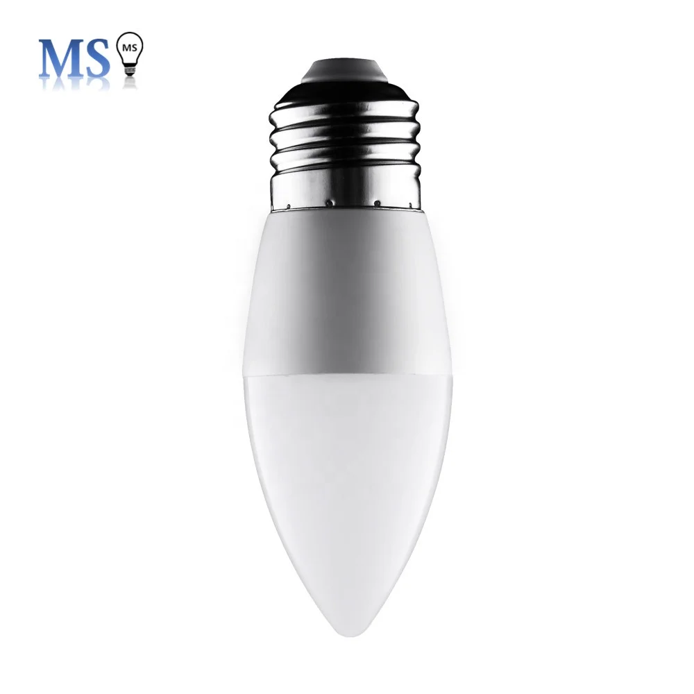 Zhongshan LED light candle led bulb 7w e27 C37 bulb light