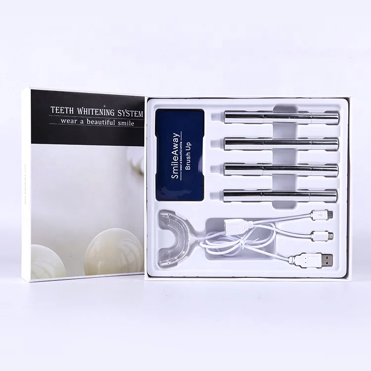 teeth whitening kits private logo mobile phone LED light teeth whitening kit
