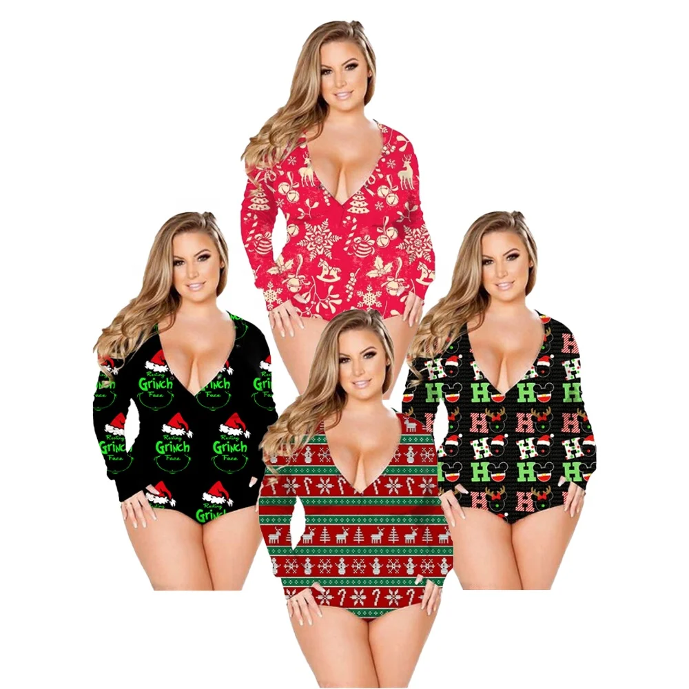 

2020 Wholesale Adult Onesie Family Short Sleeve XS 3XL Plaid Christmas Pajamas Onsies, Various colors or as customized