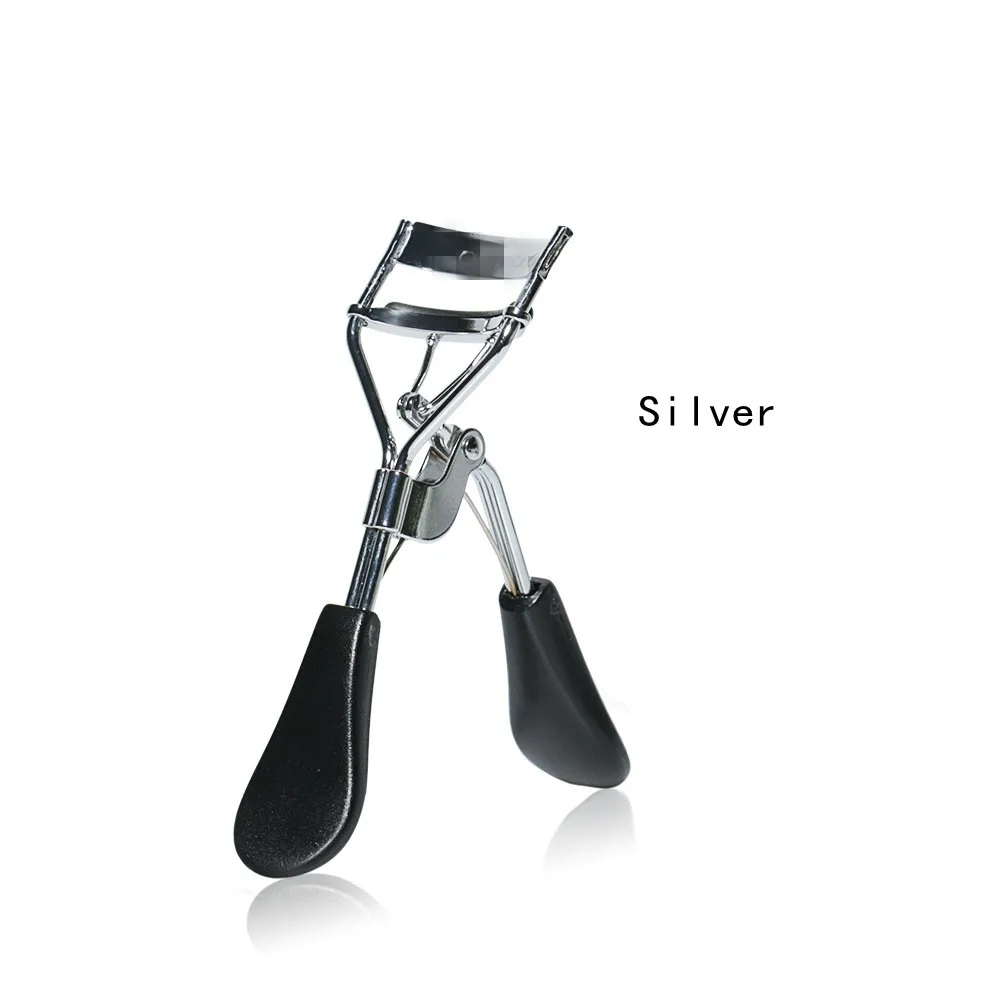 

Eyelash curler soft curling eyelash curler stainless steel retail and wholesale portable eyelash curler, Black