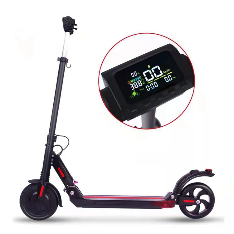 

Adult Foldable 2 Wheel Electric City Scooter with Safety Lights