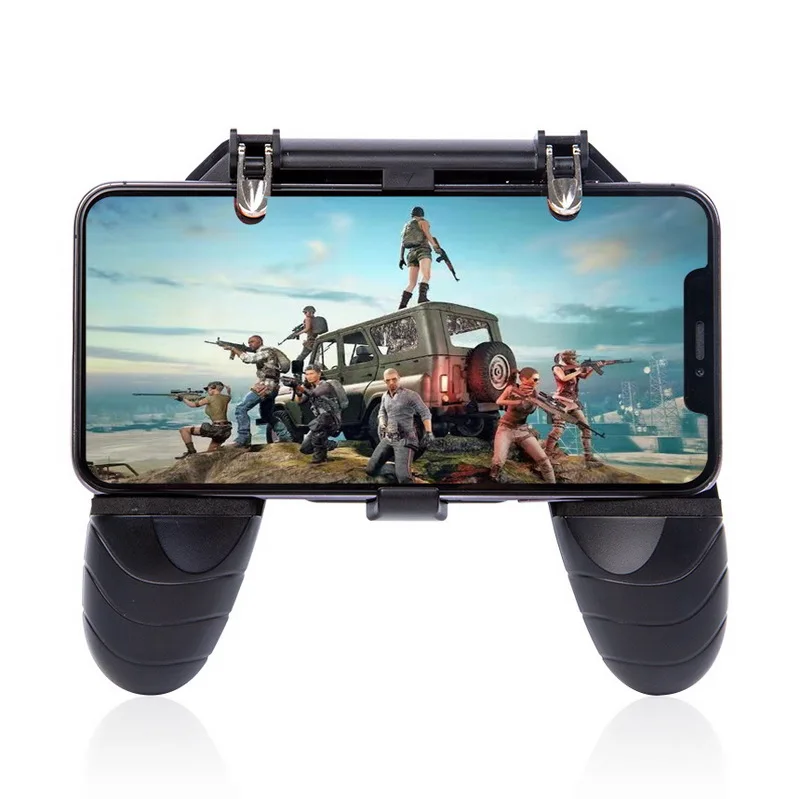 

W18 Smart Phone Mobile Gamepad Gaming Trigger Fire Button Aim Key Shooter Handle Grip Controller Game Pad Joystick