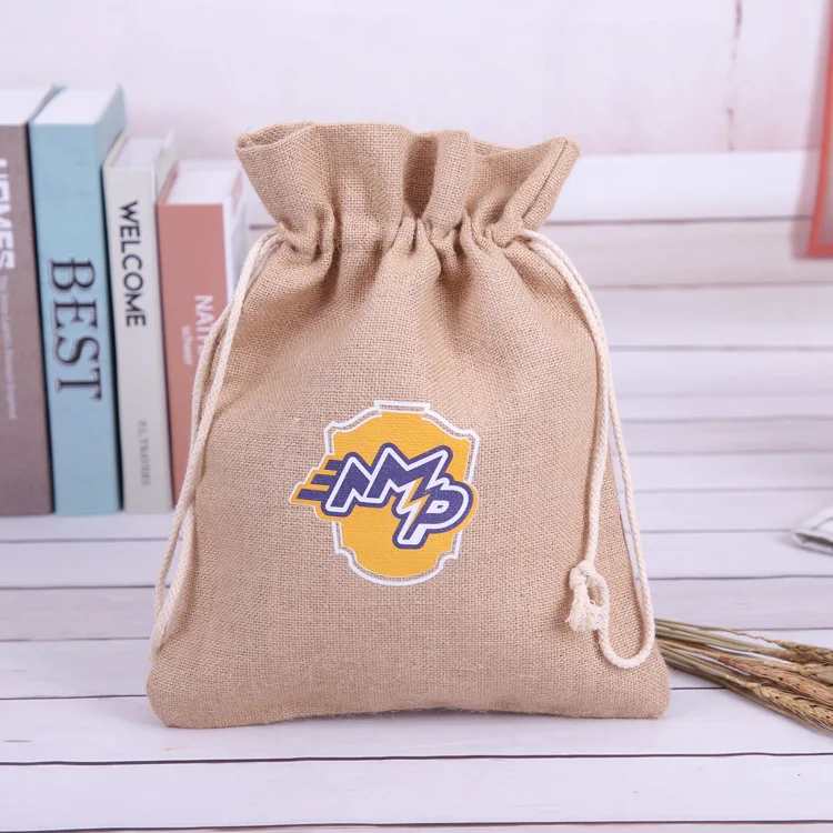 Download Customized High Quality Jute Hessian Drawstring Gunny Sack ...