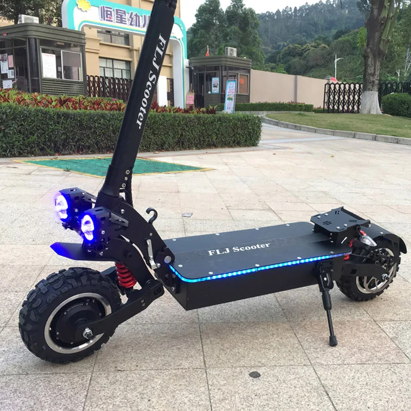

FLJ Two wheels smart carbon balance electric scooter with 7000W 72V dual motor price china high speed 100km/h E scooter