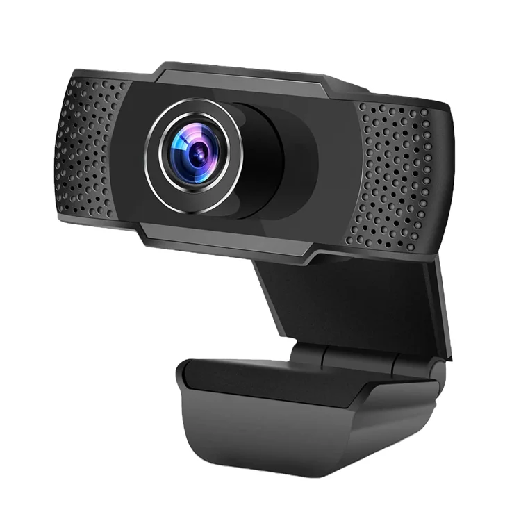 

webcam 1080p full hd pc usb camera with built in microphone 2.0mp black 30fps camara web cam