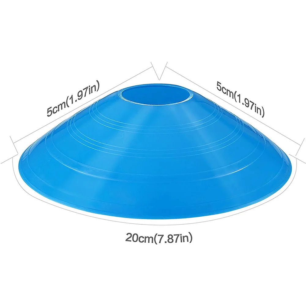 Soccer Training Cones Football Disc Cones Agility Soccer Cones With Carry Bag And Holder For