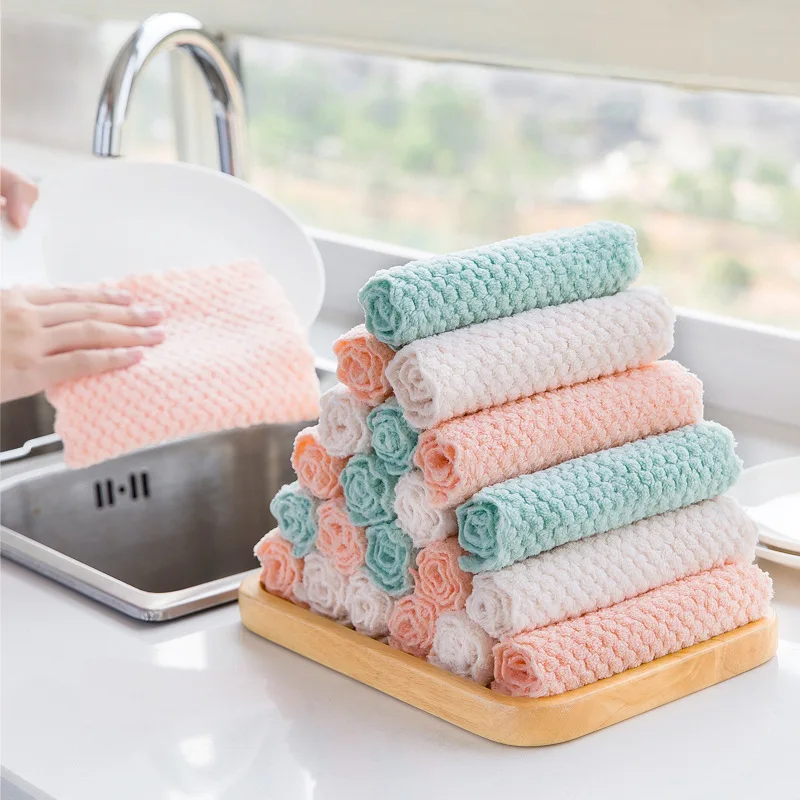 

Manufacturers cheap cleaning custom dish cloth printed drying wash kitchen dish towel, Customized