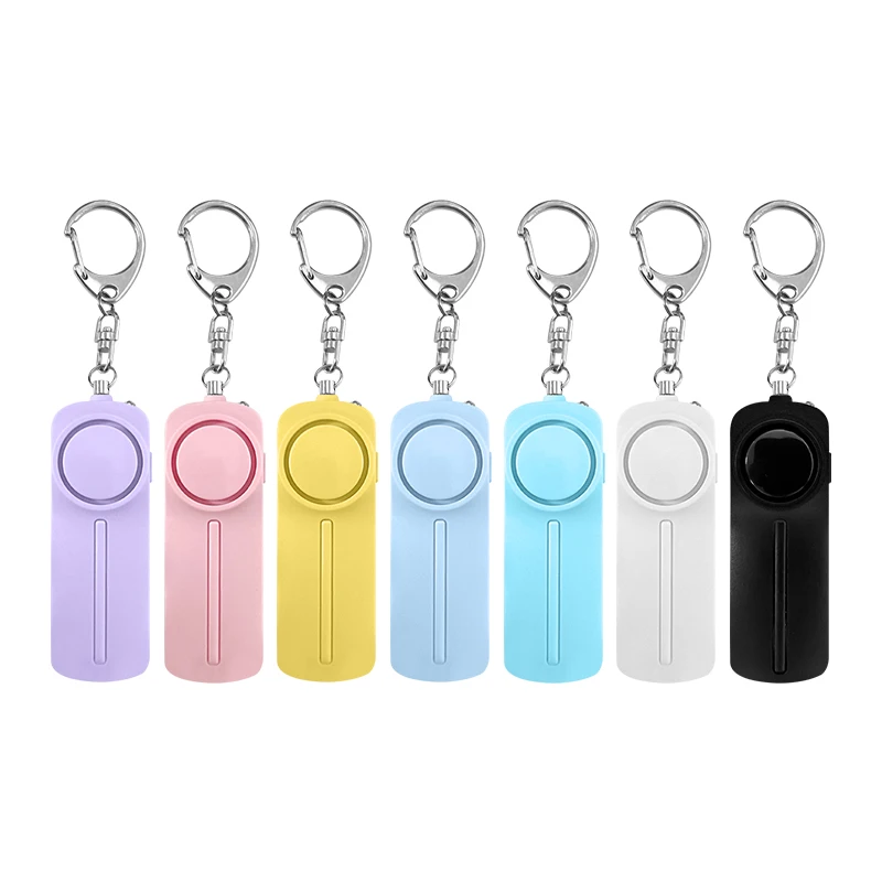 

ABS 130Db Loud Personal Siren Wholesale Personal Safety Alarm Self Defense Keychain For Women And Kids