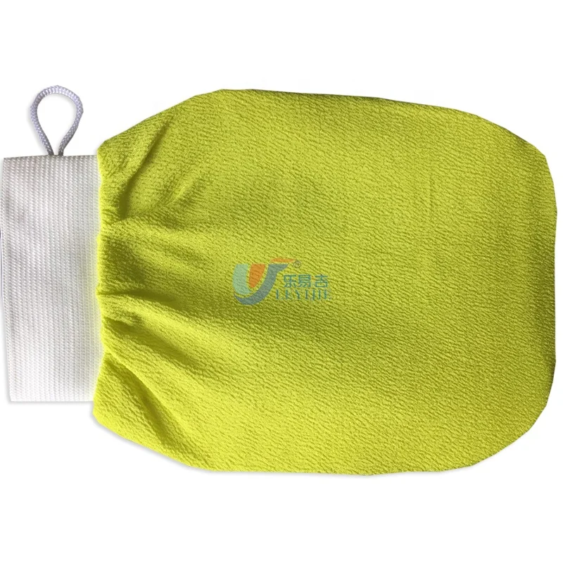 

European Market Glove Type 100% Viscose Material Hotel Morocco Hammam Scrub Bath Mitt For Bathroom Cleansing Mitt MakeUp Remover