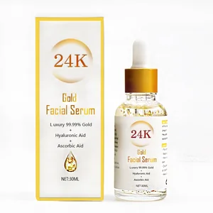 New Product High Quality Liquid Whitening Organic Pure Ampoule Nano Essence Collagen Private Label Face 24k Gold Serum
