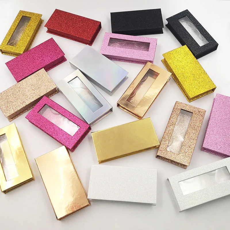 

designer magnetic empty packaging custom eyelash boxes