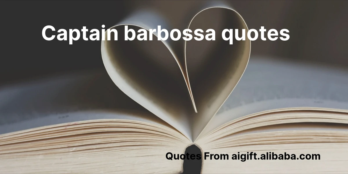 captain barbossa quotes