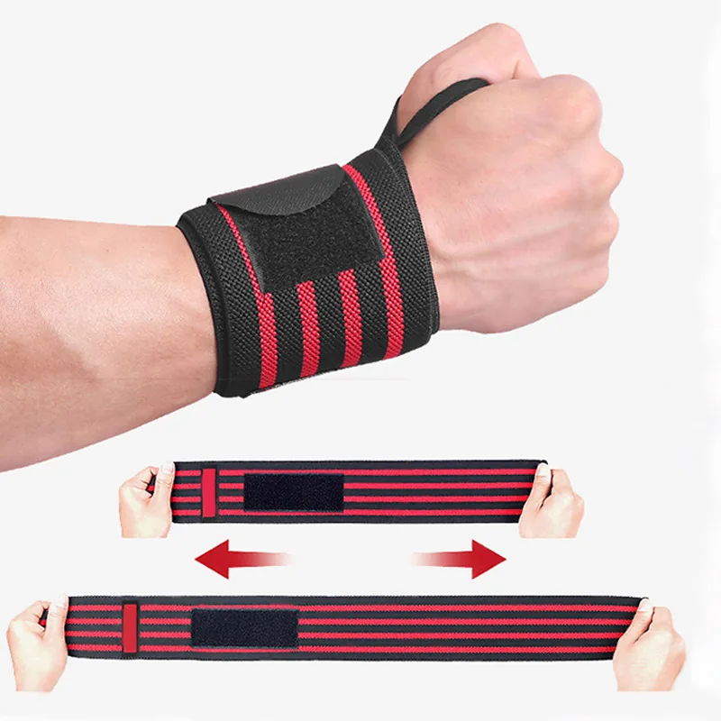 

Adjustable Wrist Wrap Compression Sports Elastic Powerlifting Sports Protective Weightlifting Fitness Wrist Wraps