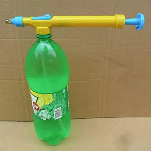 

Gardening Min Juice Bottles Interface Water Pressure Pump Sprayer Head, Yellow