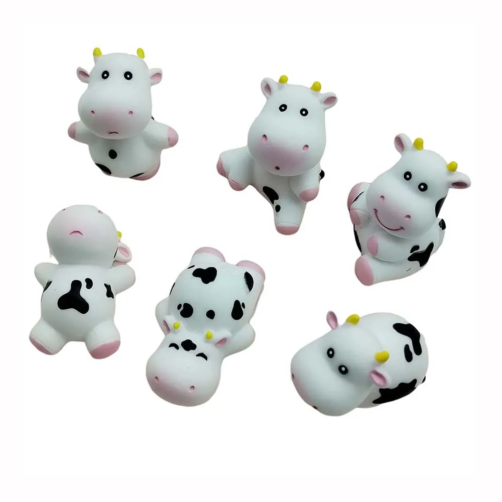 

Resin 3D Cute Miniature Animal Cow Cabochon Solid Micro Landscape Product For Home Decoration Resin art