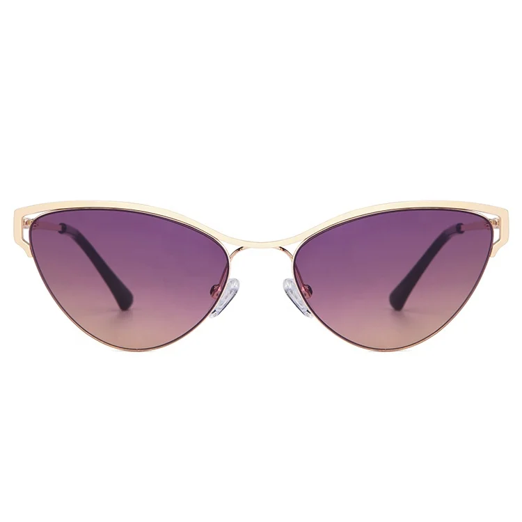 

Triangle Design Women Popular Rose Gold Fashion Sunglasses Newest 2020