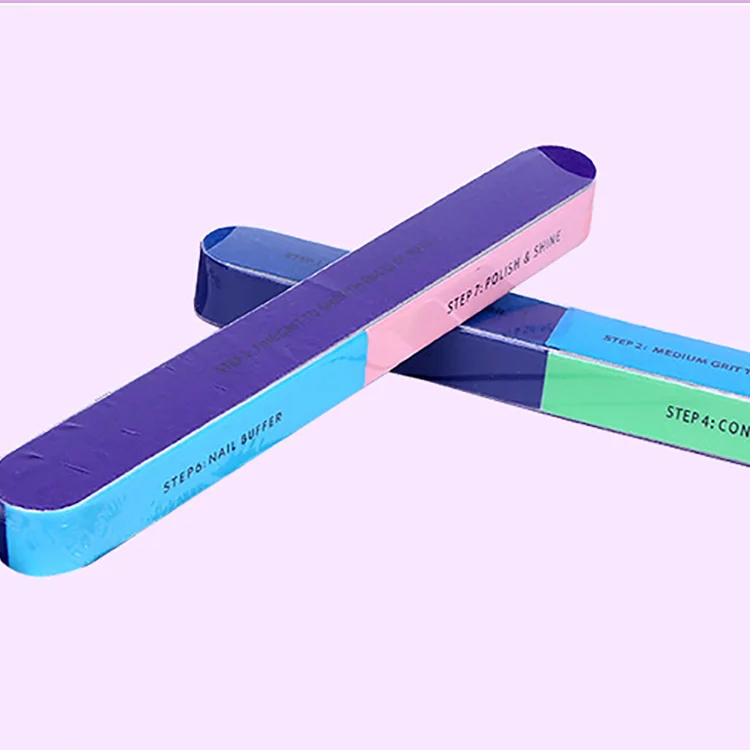 

Cheap logistics fast delivery emery rectangle beauty color disposable nail file