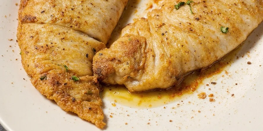 Fresh Tilapia Fillets on Ice