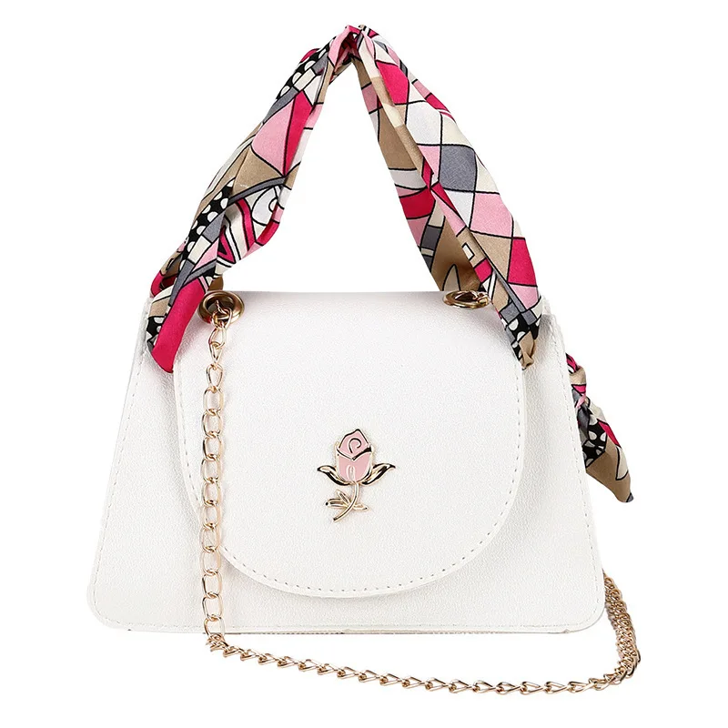 

Hot Trendy Cheap Luxury Popular Elegant Leather Scarf Low MOQ Custom Fashion Mini Ladies Designers Women Handbag, 5 colors