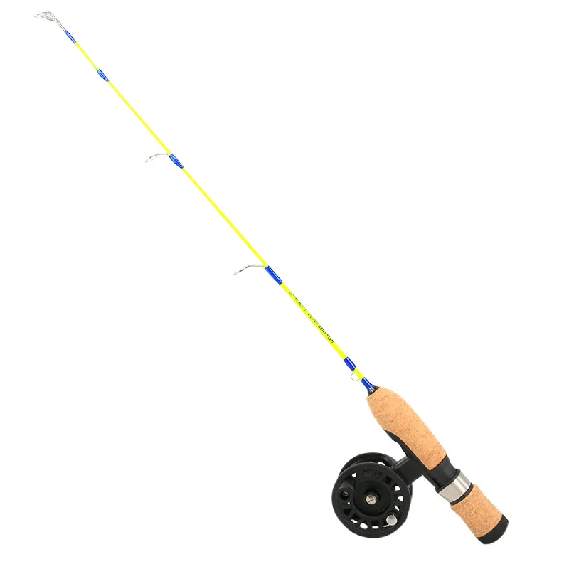 

Carbon fiber ice fishing rod reel set combo winter ice fishing rod