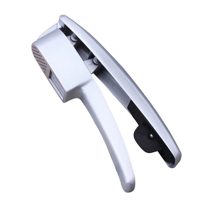 

OEM&ODM Garlic Press 2 in 1 Garlic Mince and Slice with Cleaner Brush and Silicone Tube Peeler Set Garlic Crusher