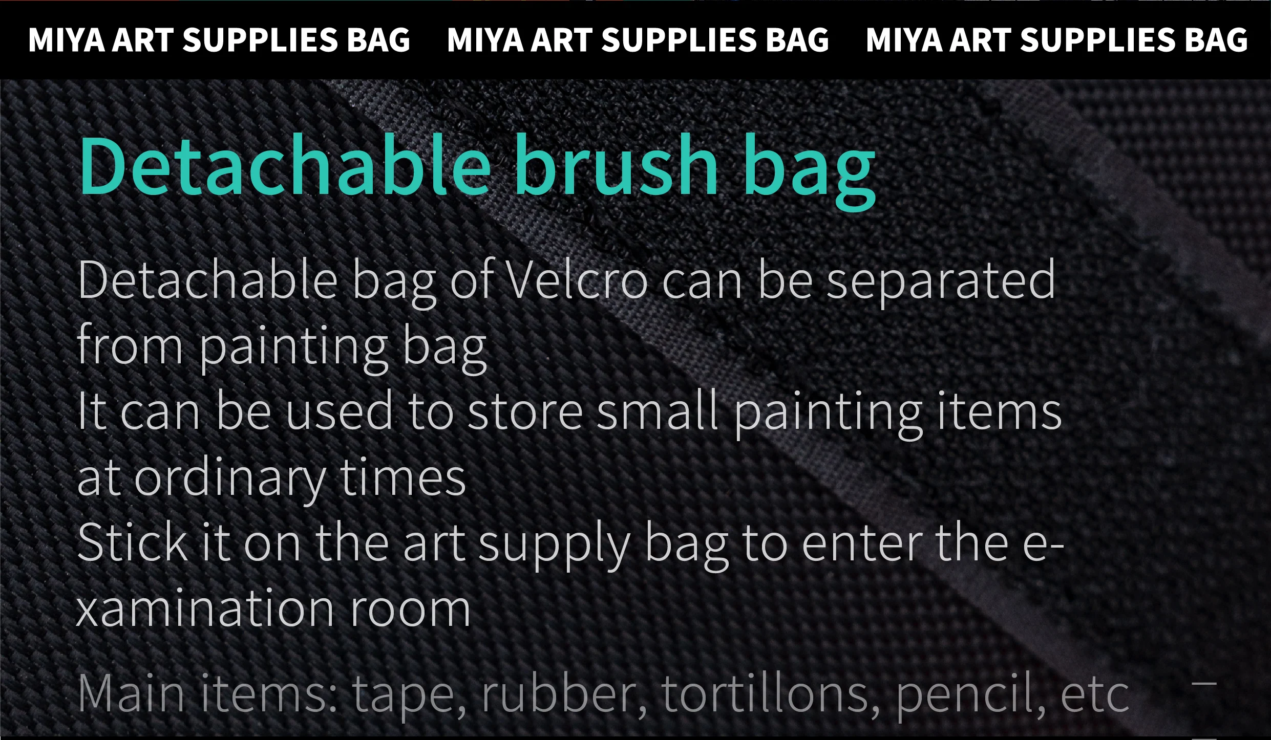 High Quality Wholesale Miya Portable Art Supply Bag – AOOKMIYA