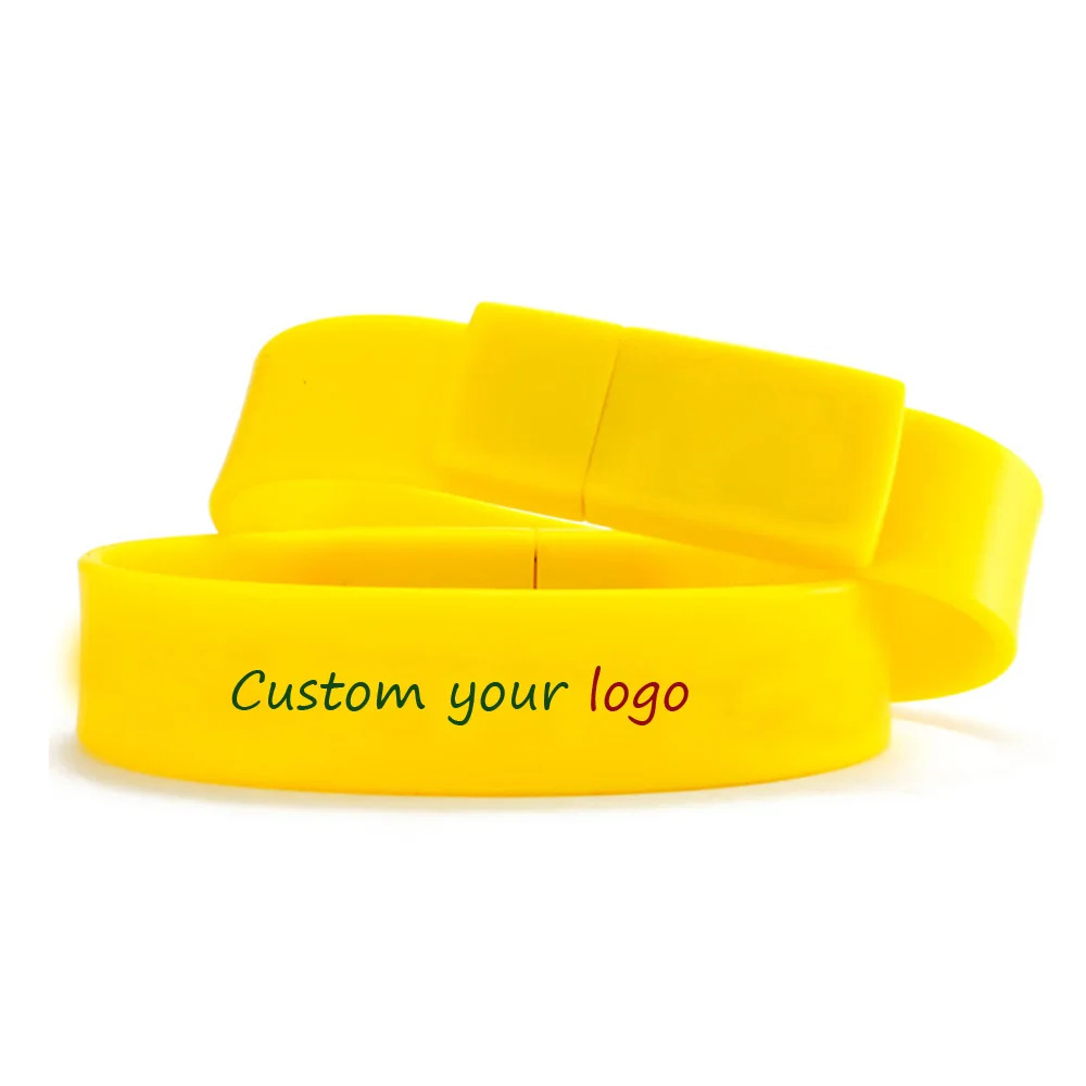 

Gitra Wholesale 1GB 2GB 4GB 8GB Silicon Wristband Flash Memory USB Bracelet